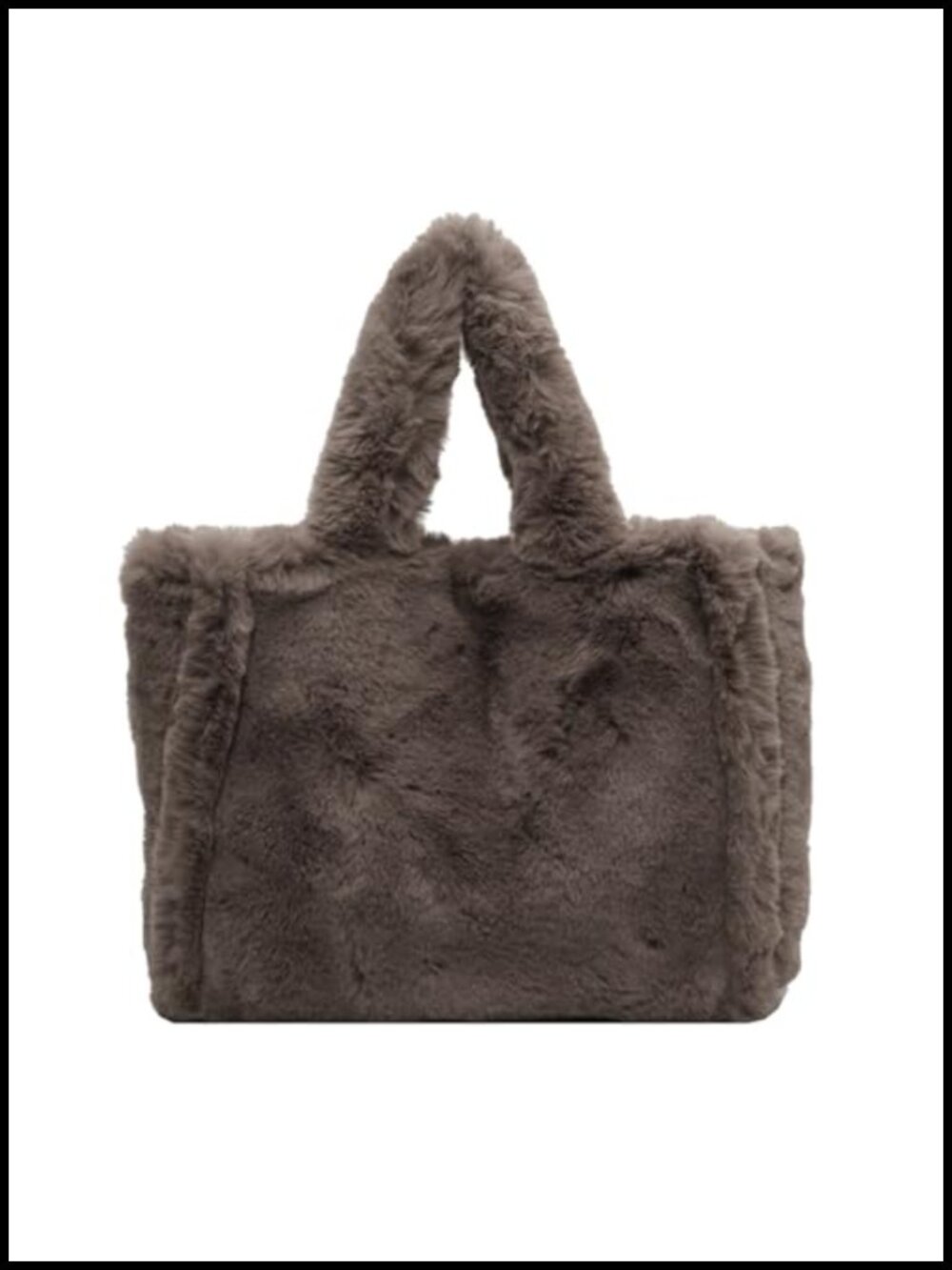 Large Fluffy Fuzzy Tote Bag Furry Shoulder Handbag for Women Winter Plush Purse